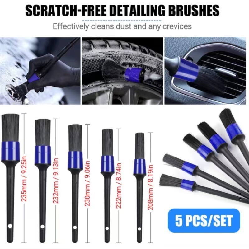 Wholesale Car Wash Waterproof Gloves Wheel Tire Cleaning Car Wash Brush 30 Piece Set