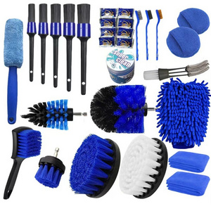 Wholesale Car Wash Waterproof Gloves Wheel Tire Cleaning Car Wash Brush 30 Piece Set