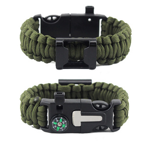 Tactical Outdoor Camping Multifunctional Rope Camping Emergency Survival Paracord Survival Bracelet