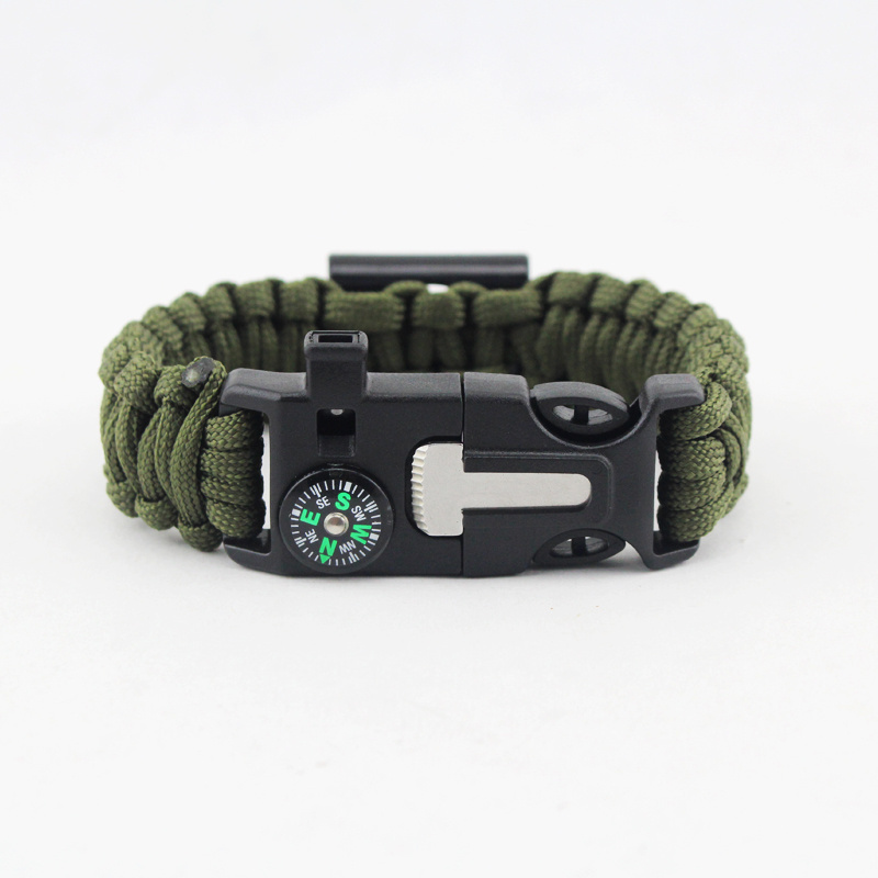 Tactical Outdoor Camping Multifunctional Rope Camping Emergency Survival Paracord Survival Bracelet