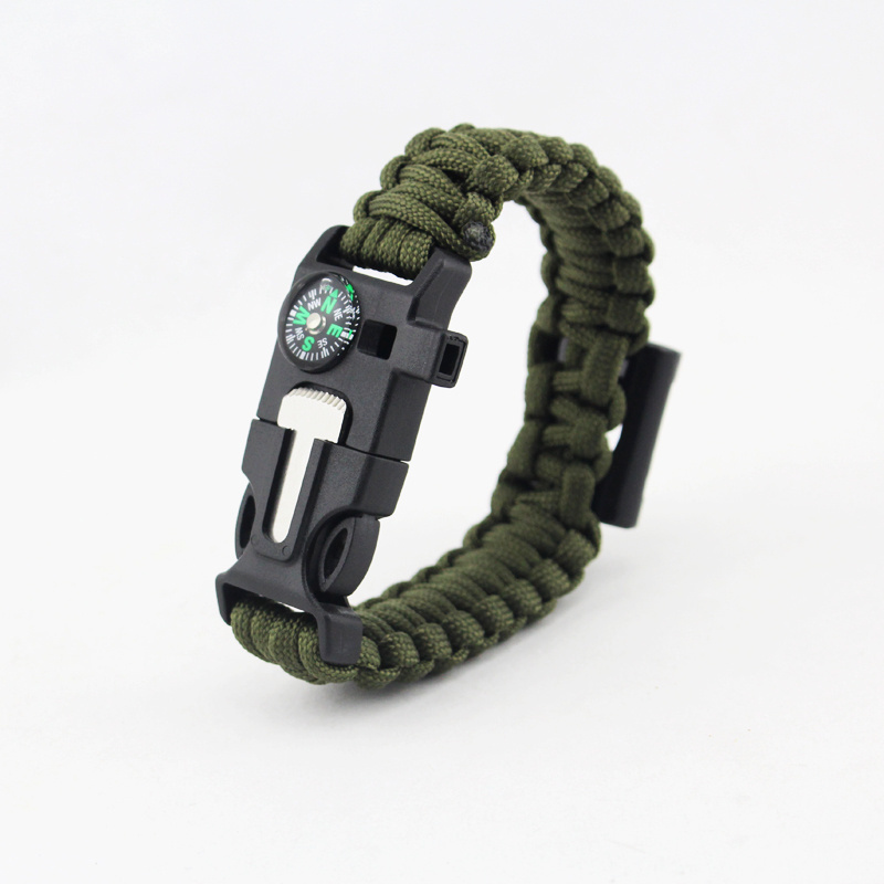 Tactical Outdoor Camping Multifunctional Rope Camping Emergency Survival Paracord Survival Bracelet