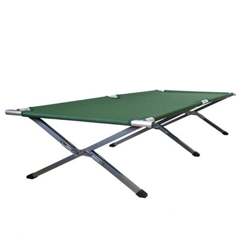 Hot Selling Camp Bed Folding  Cot Bed Outdoor Aluminum Camping Bed For Vacation