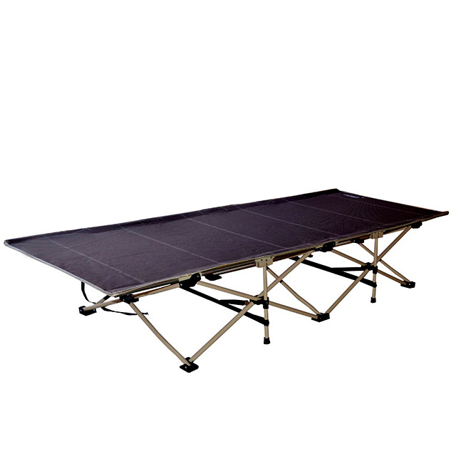 Folding Camp Cot Portable Lightweight Camping Bed Outdoor Heavy Duty Mat Ultralight Travel Sleeping Cot