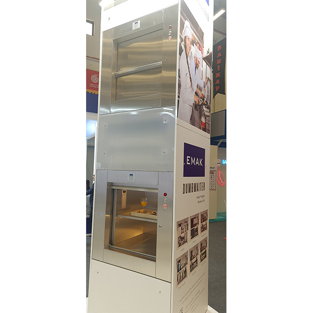 Dumbwaiter Service Lift 50kg Table Type Single Entrance Width 50cm European Standard Emak Food Elevator Easy & Quick Assembly