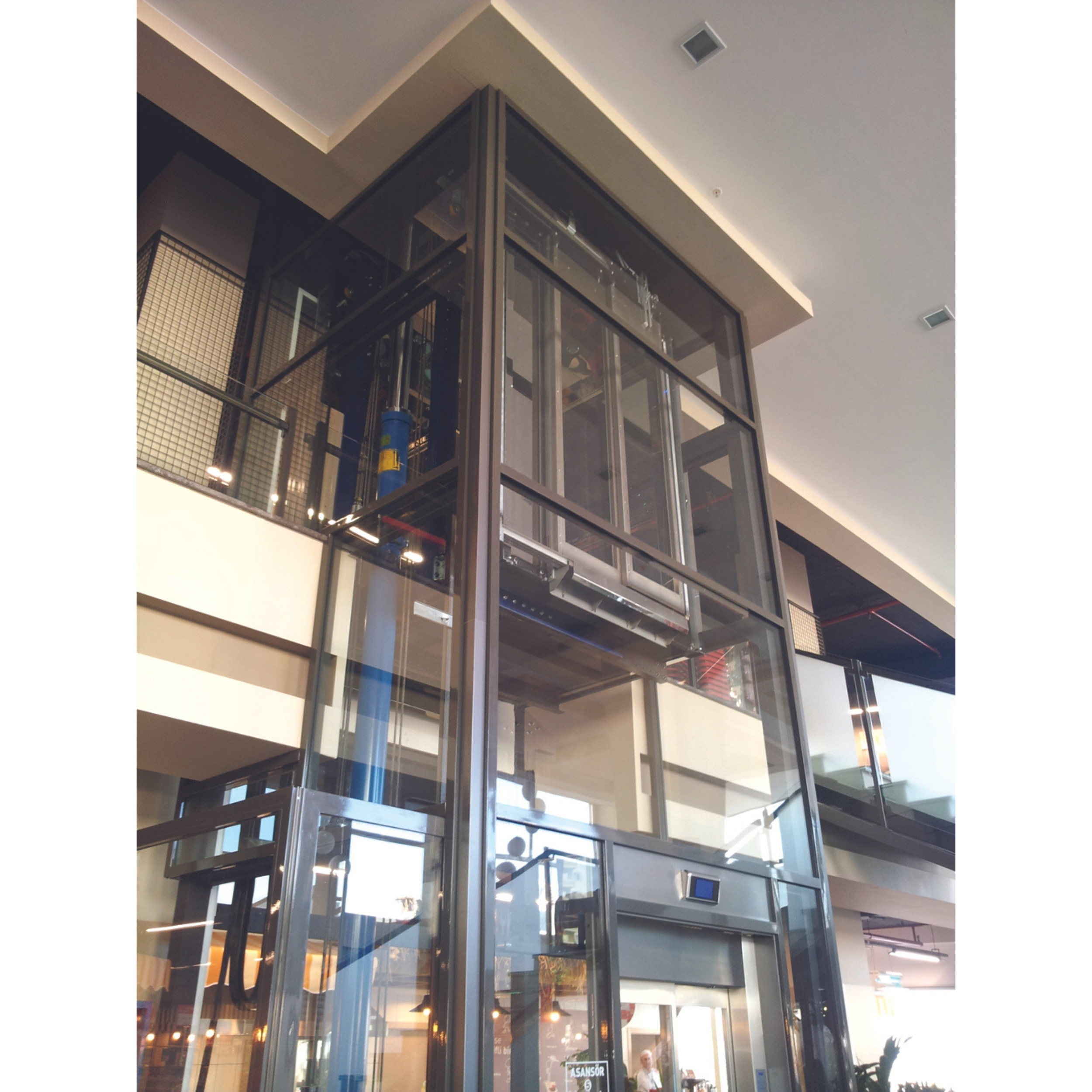 Home Lift Emak Elevator Panaromic Asensor 2 Floor Home Elevator Dumbwaiter Elevators for Houses