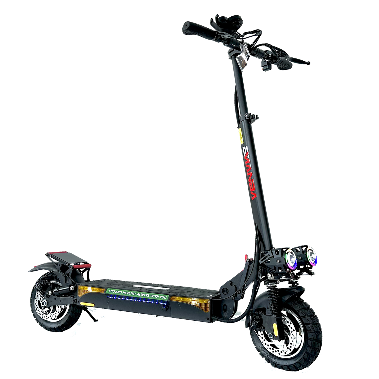 EMANBA 48V 16Ah 10 inch Off Road electric scooter 2 wheel 800W 45km/h for adults EU UK US warehouse stock