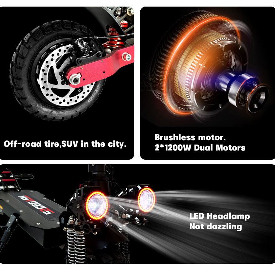 EU in stock speedway panama monopattin hunter quad elettr escooter 1000w 2000w 3000w electric scooter 65 kmh adult