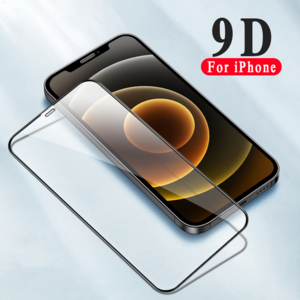 9D 21D 111D 9H Transparent Mobile Phone Full Glue Cover Tempered Glass for IPhone 15 14 Pro Max Plus Black Edge Screen Protector