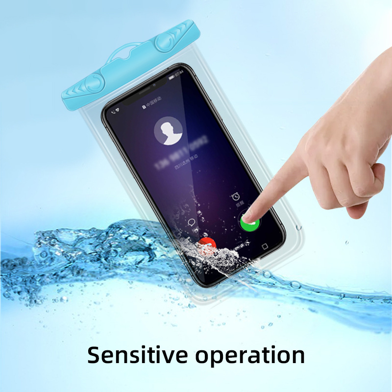 Floating Gasbag Waterproof Outdoor Bag Phone Case For iphone 13 12 Pro Max Samsung Xiaomi IPX8 BSCI ROHS Certified Summer Cover