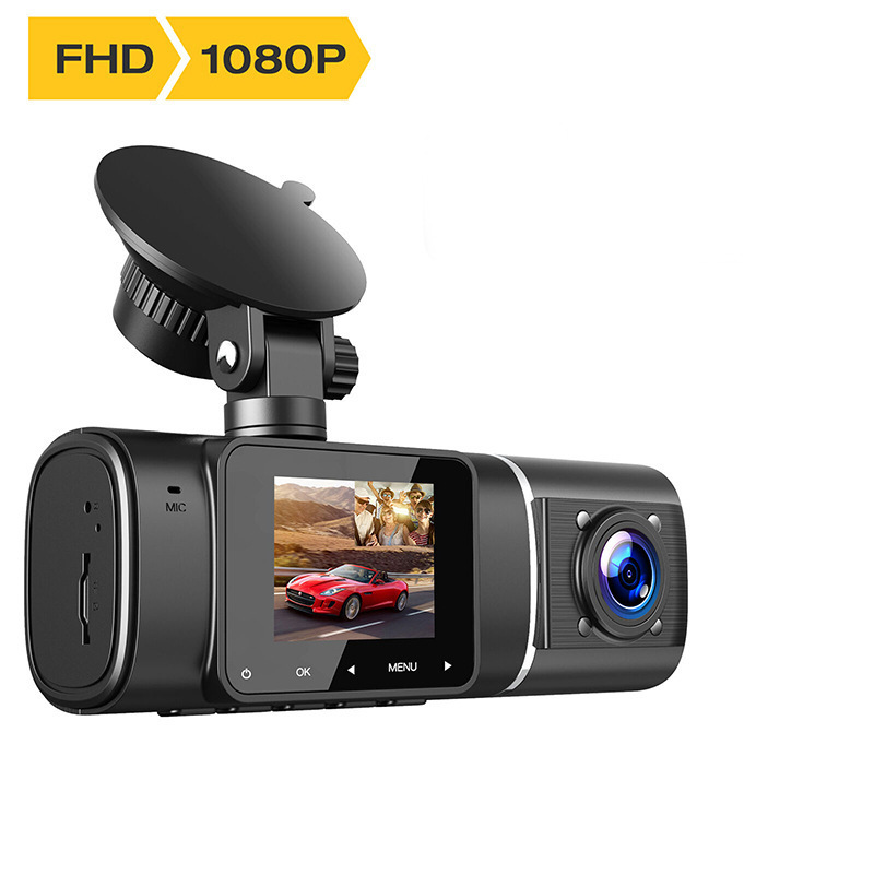 Dual Camera Dual Lens 1080p HD 1.5 Inch Car Driving Recorder