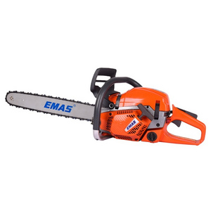 EMAS TREE CUTTING MACHINE  54CC GASOLINE CHAINSAW WITH HEMELT