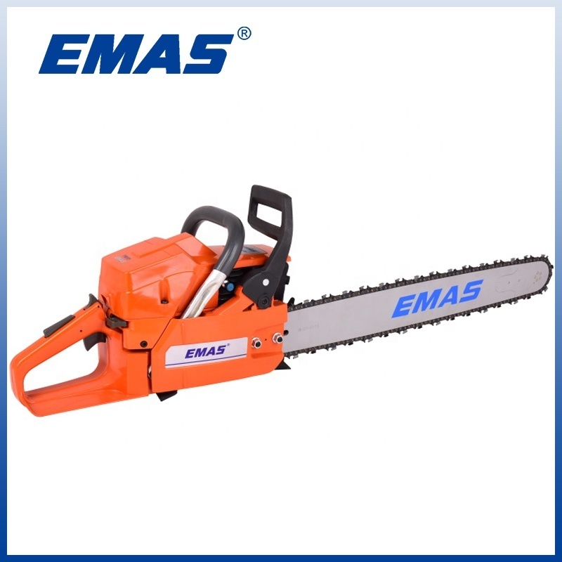 EMAS Professional and Power Garden Tools Tree Cutting Machines 72cc Gasoline Chain saw