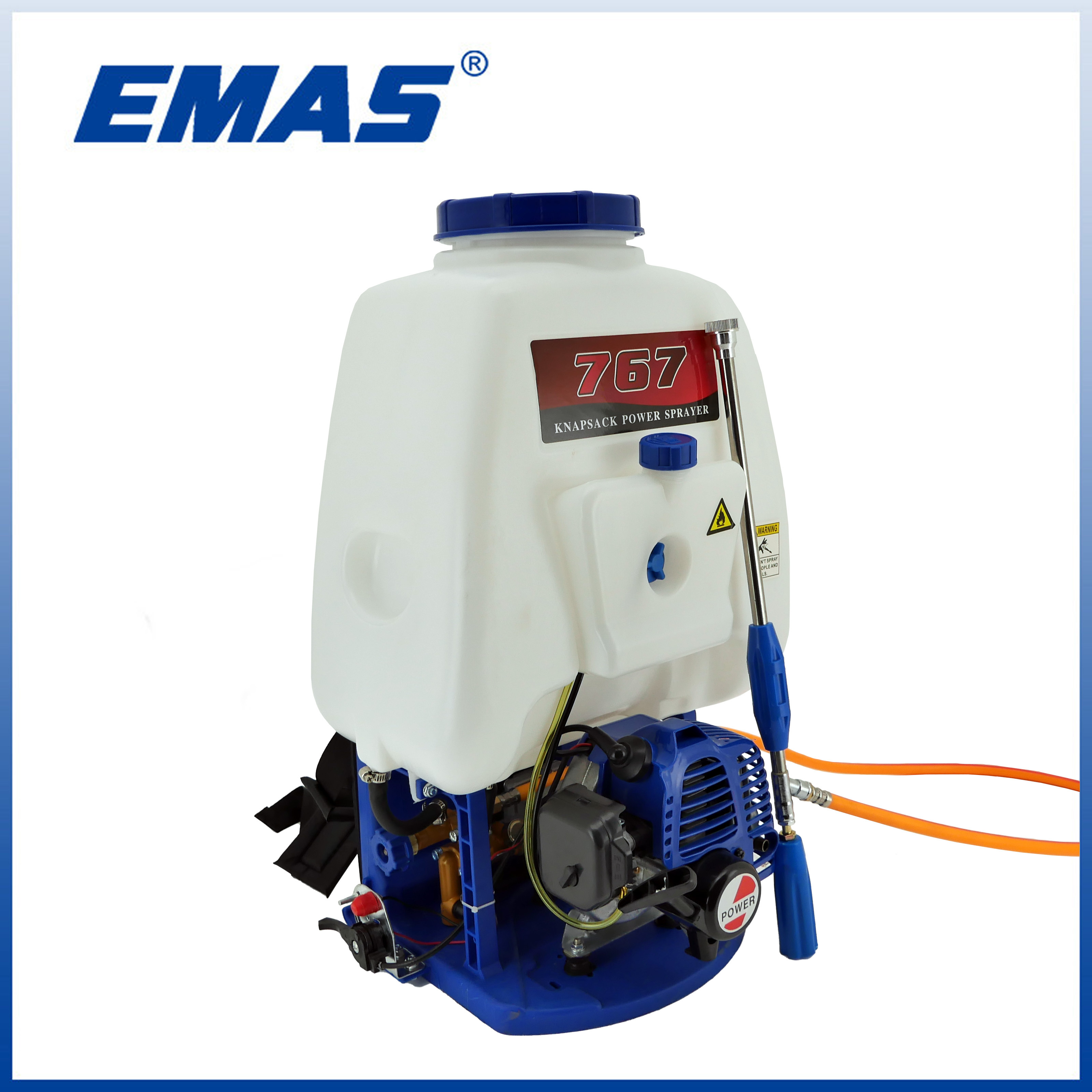 EMAS 4 Stroke Gasoline Garden Tools EM767 Knapsack Garden Sprayer TU-26 Engine