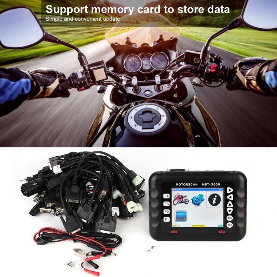 Professional Key Programmer ECU Code Programming Tool Master MST3000 Full System Motorcycle Diagnostic Scanner For Euro US Brand