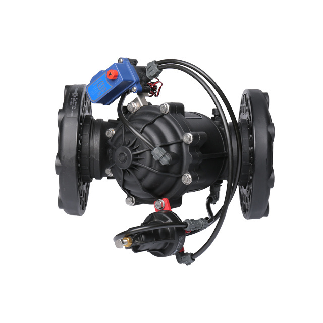 4 inch solenoid valve plastic agriculture irrigation water treatment electric control ac dc latching pulse DN100 Flange