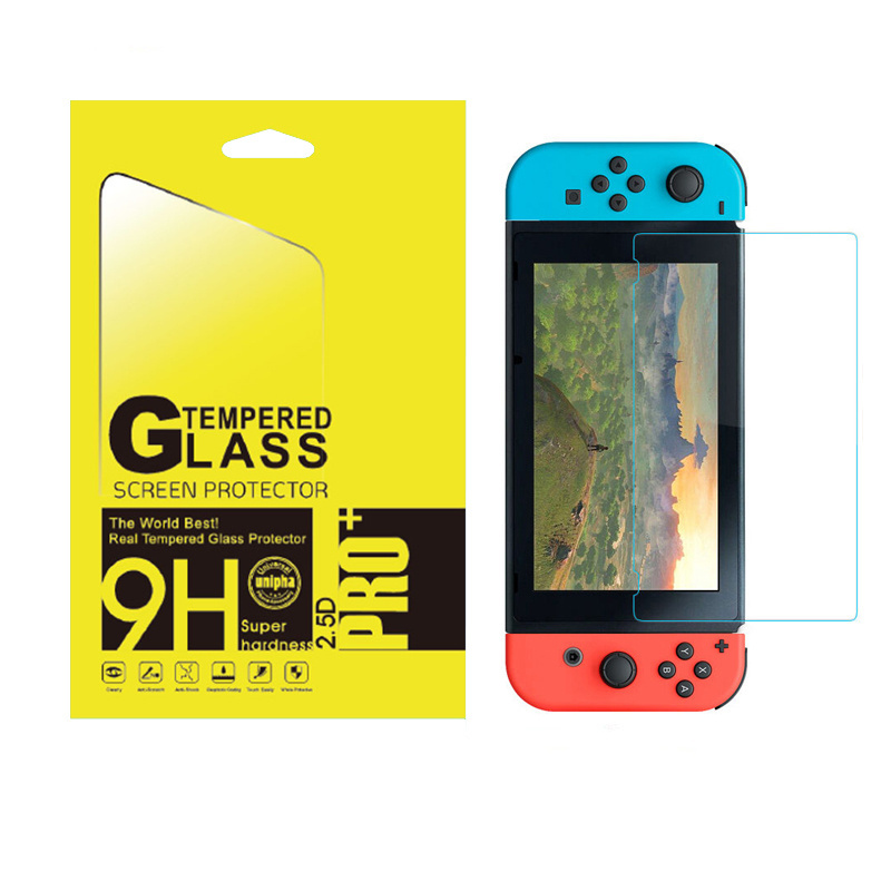 Screen Protector For Nintendos Switch Lite OLED NS Tempered Glass HD  Protective Glass Anti-shatter With Paper Box