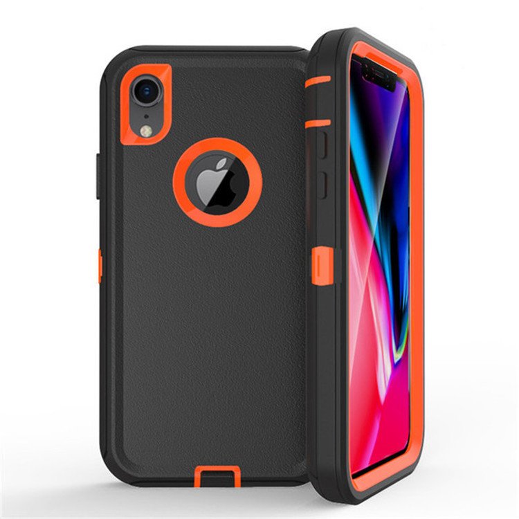 2 in 1 Robot Shockproof Defender Phone Case Cover For LG Stylo 4 5 6  K51 With Clip For Iphone 12 Pro Max For Samsung