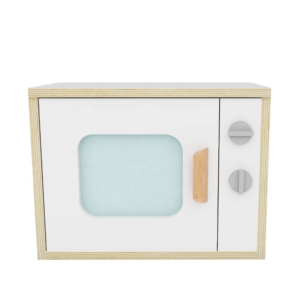 Wooden Children's Oven for Role-Playing Kitchen Game Kids' Cabinets