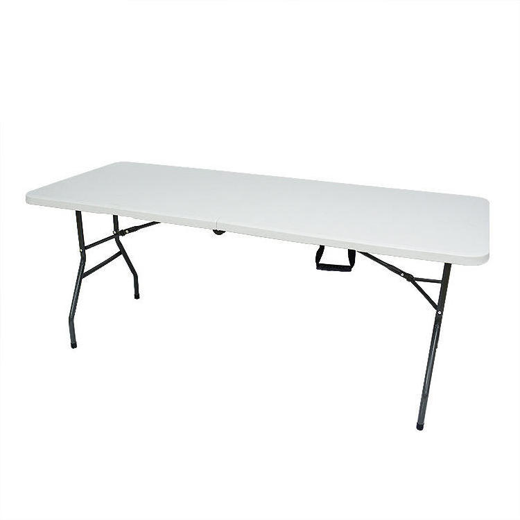 Wholesale Cheap Plastic Folding Tables 6FT Hdpe Outdoor Rectangular Plastic Fold Up Tables