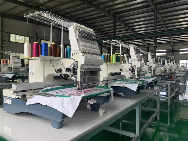 1200 RPM high speed brother ptp one head sewing machinery single head programmable embroidery machine for cap shirt