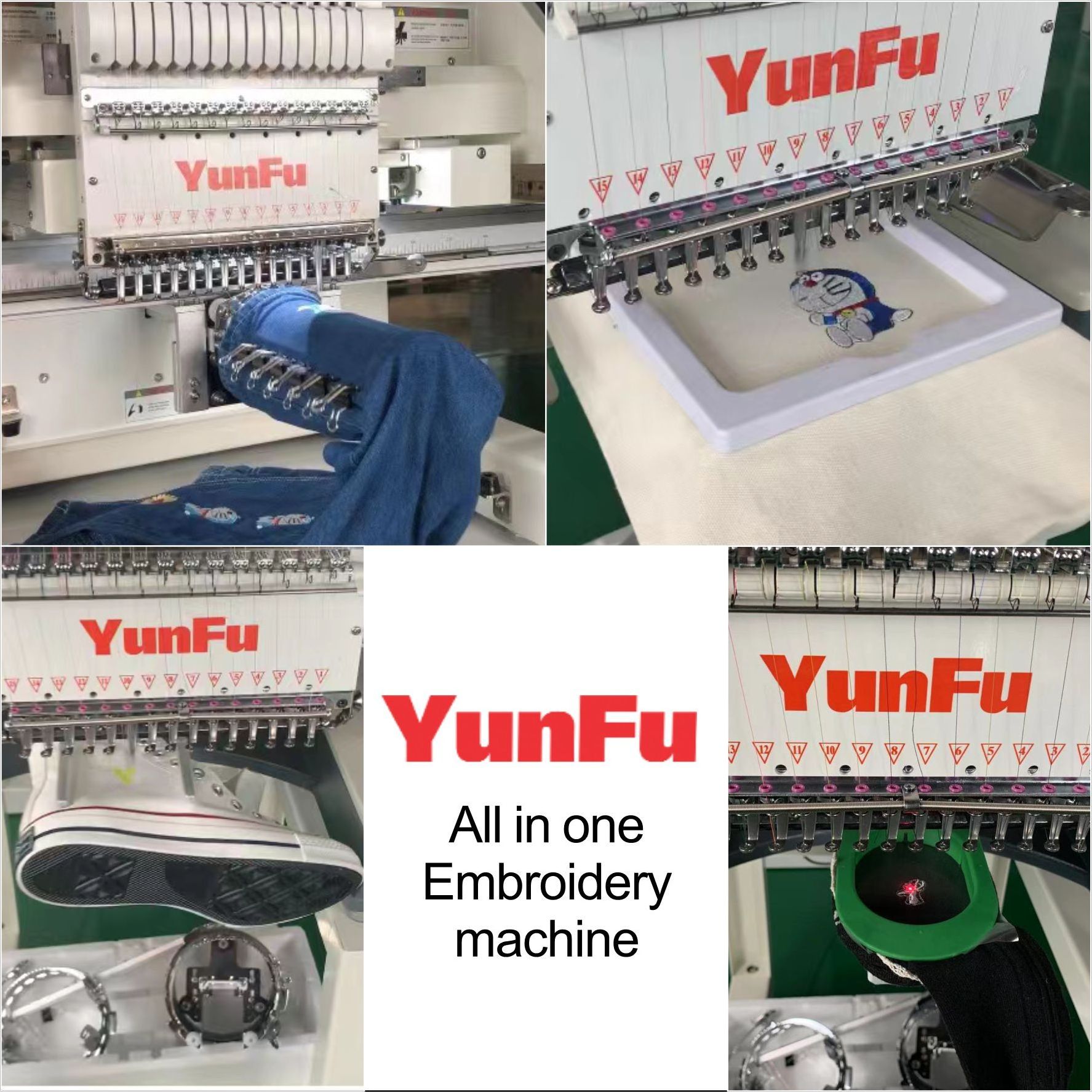 single head embroidery machine computerized sewing machine 12 needle embroidery tshirt hat flat logo embroidery