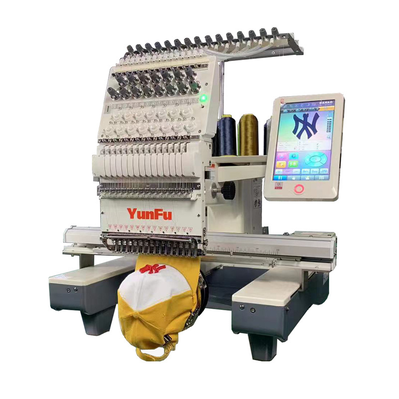 Computerized single head embroidery machine 15 needle similar to tajima embroidery machine price