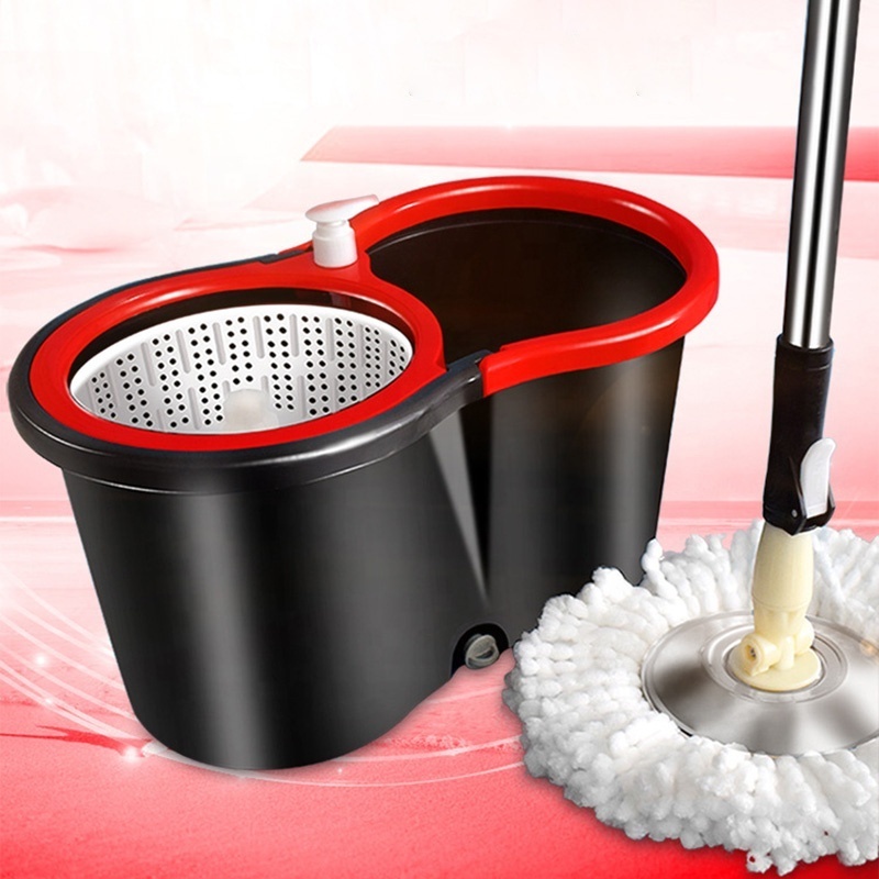 Household Cleaning Floor Clean Water Easy Life Mop and Bucket Set 360 Degree Rotating Mop with Bucket