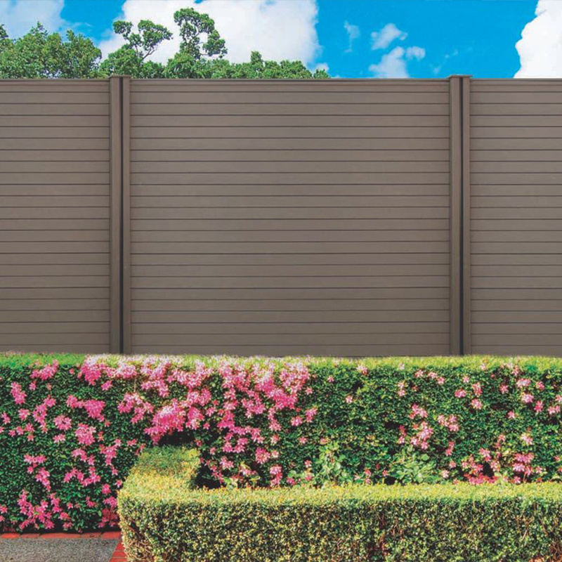 Waterproof and UV Resistant Garden WPC Panel Fence Factory Price Easy Install 180 x 180 Wood Plastic WPC Fence