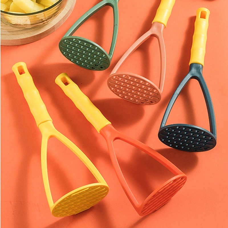 Lightweight Food Fruit Smasher Handheld PP Plastic Non-toxic Potato Masher for Baby