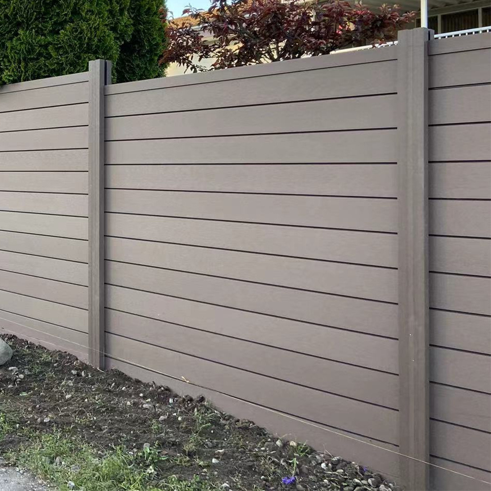 Factory Wholesale Waterproof Garden WPC Fencing Wood Plastic Composite Fencing WPC Fence Panels