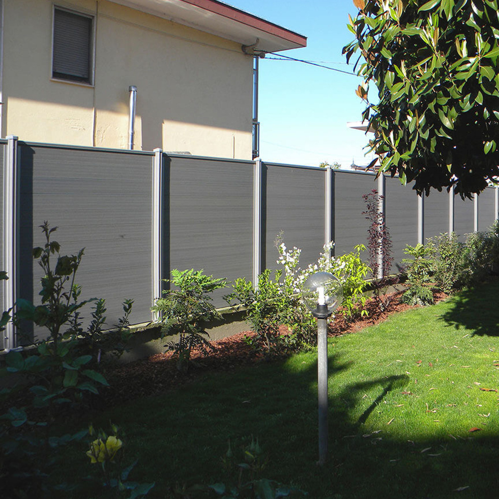 Waterproof and UV Resistant Garden WPC Panel Fence Factory Price Easy Install 180 x 180 Wood Plastic WPC Fence