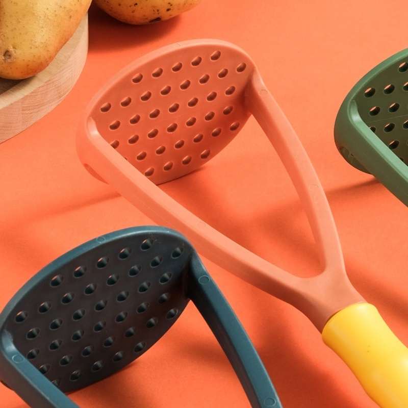 Lightweight Food Fruit Smasher Handheld PP Plastic Non-toxic Potato Masher for Baby