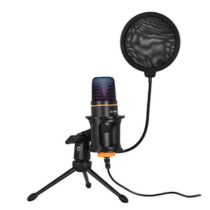 Podcast Equipment Dynamic Microphone Studio Music Production Sound Card Audio Home Decoration