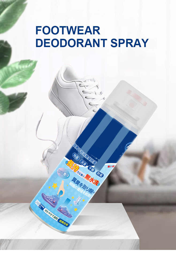 Factory Wholesale Antibacterial Rate 99.9 Shoes Socks car Shoe Cabinet Wardrobe Drawer natural Deodorant spray