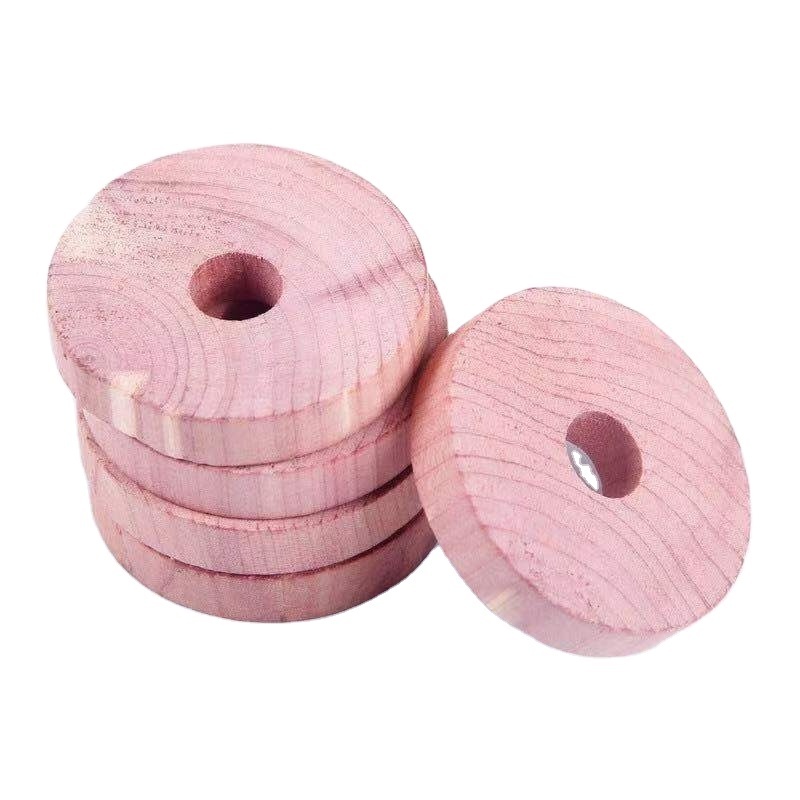 High Quality Cedar Rings Anti Moth Away Repellent for Closets and Drawers Natural Round Cedar Wood Hanger Rings block