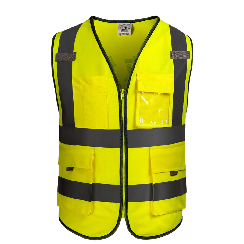 Multifunctional Reflective Vest Safety Road Construction Safety Reflective Vest At Night