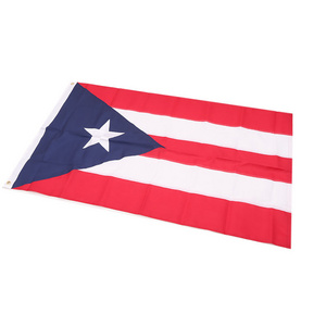 Factory direct sales spot order 3 * 5ft polyester flag cross-border source wholesale Puerto Rican flag