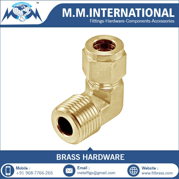 Brass Barb Elbow Pipe Fitting Price Custom High Quality Any Sizes 90 Degree Brass Forged Hose Fitting Elbow With Nozzle