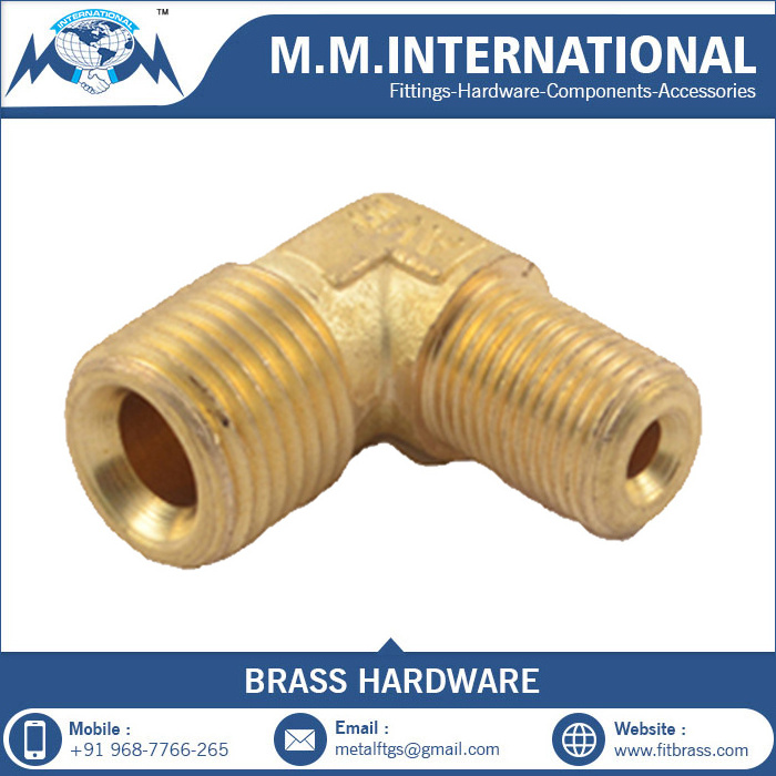 Custom Finish Brass Hose Elbow Good quality Brass Pex fittings Brass Pipe Fittings For Water Heating System