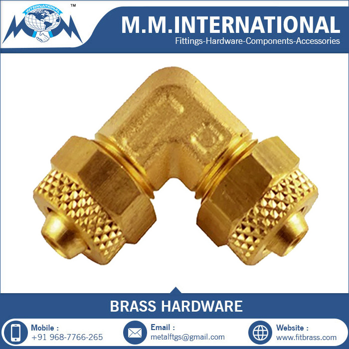 Custom Finish Brass Hose Elbow Good quality Brass Pex fittings Brass Pipe Fittings For Water Heating System