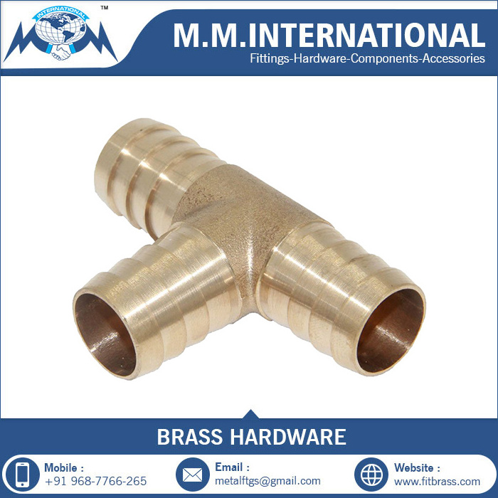 Indian Manufacturer Barb Nipple Brass Hose Fittings Thread Fittings All Size Hose Connector Air Nipple Fittings