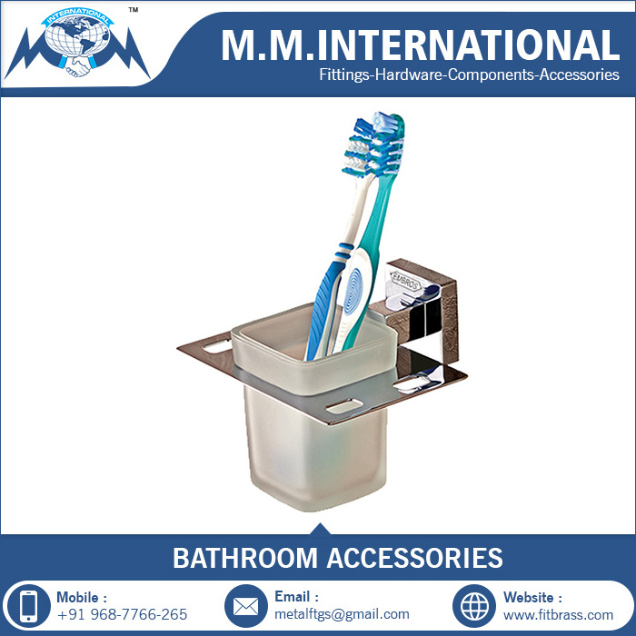 Stainless Steel Soap Dish and Toothbrush Holder