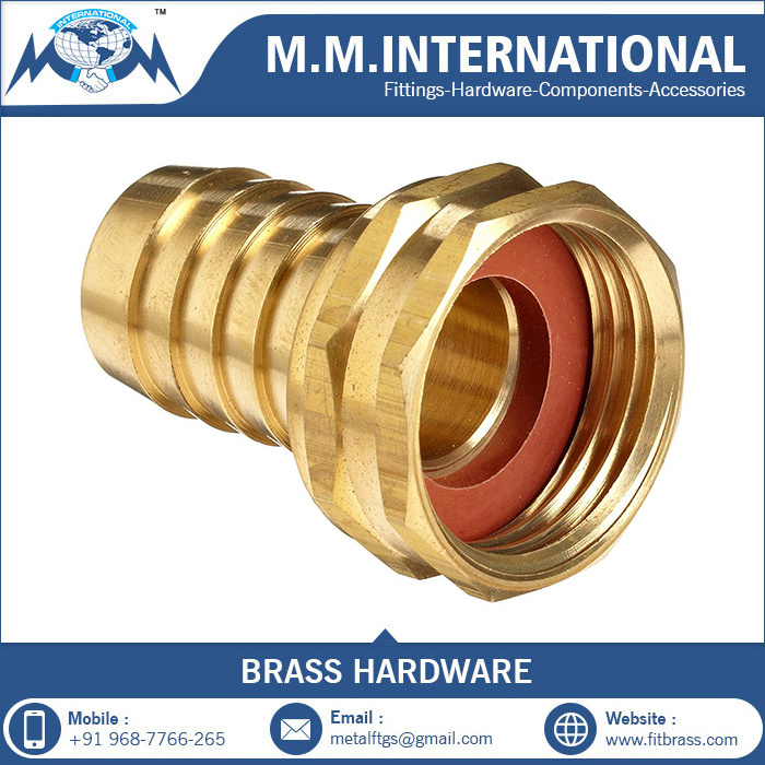 4 Way Brass Water Hose Connector Supplier Pipe Fitting 6mm 8mm 10mm 12mm Brass Hose Barbed Tail Coupler Adapter Connector