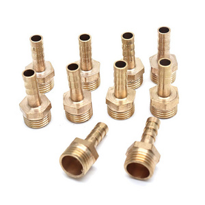 Indian Manufacturer Barb Nipple Brass Hose Fittings Thread Fittings All Size Hose Connector Air Nipple Fittings