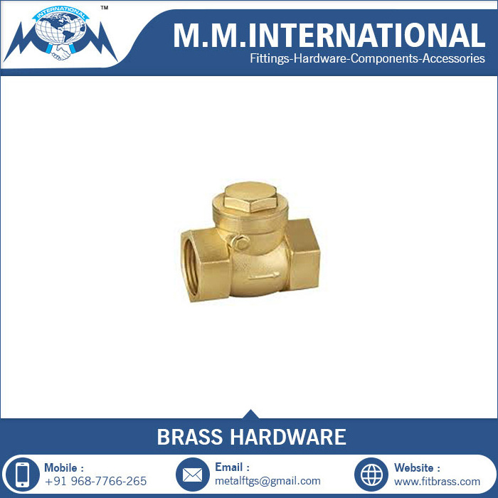 Best price hot selling male female brass vertical check valve spring lifting type threaded check valve customized for sale