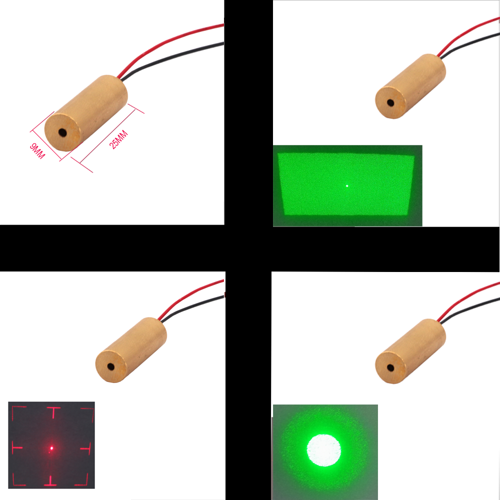 High End red Laser Module 10mW 650nm red  DOE  grid pattern red laser modules circle laser  DOE diffractive optics