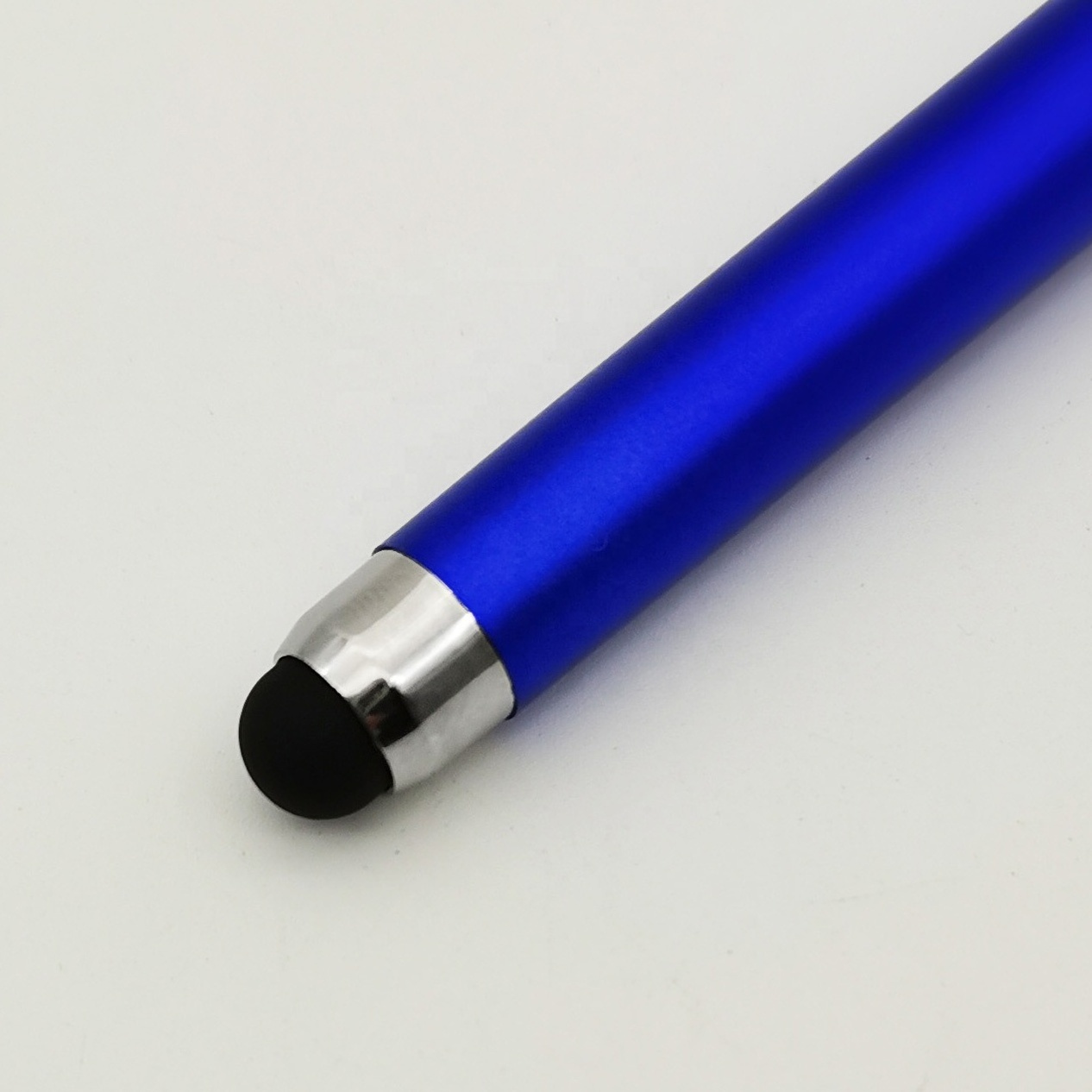 Wholesale screen soft touch stylus pens phone holder office gel pen blue 3 in 1 multi function pens with custom logo