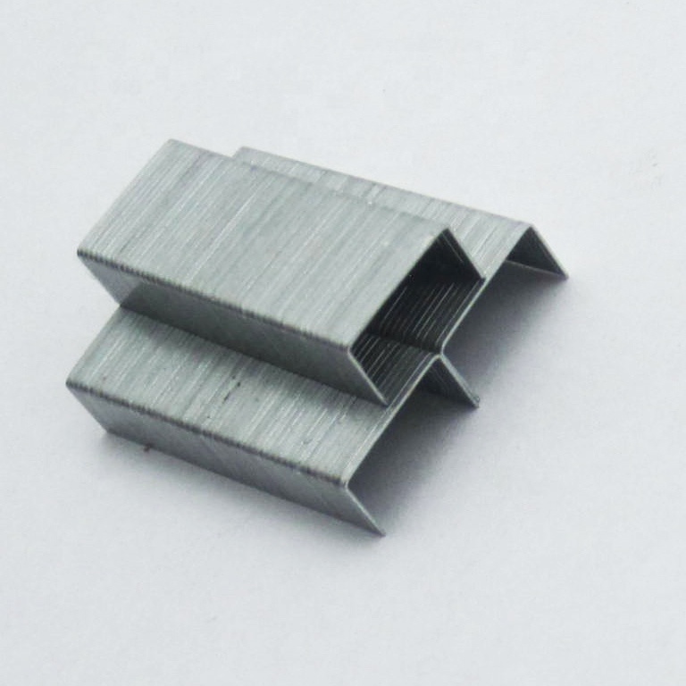 Factory cheap price quality stapler staple silver color office binding supplies galvanized No.10 staples pin