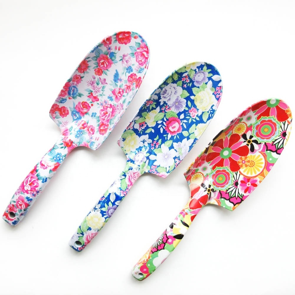 Aluminum floral decorative lady mini garden spade