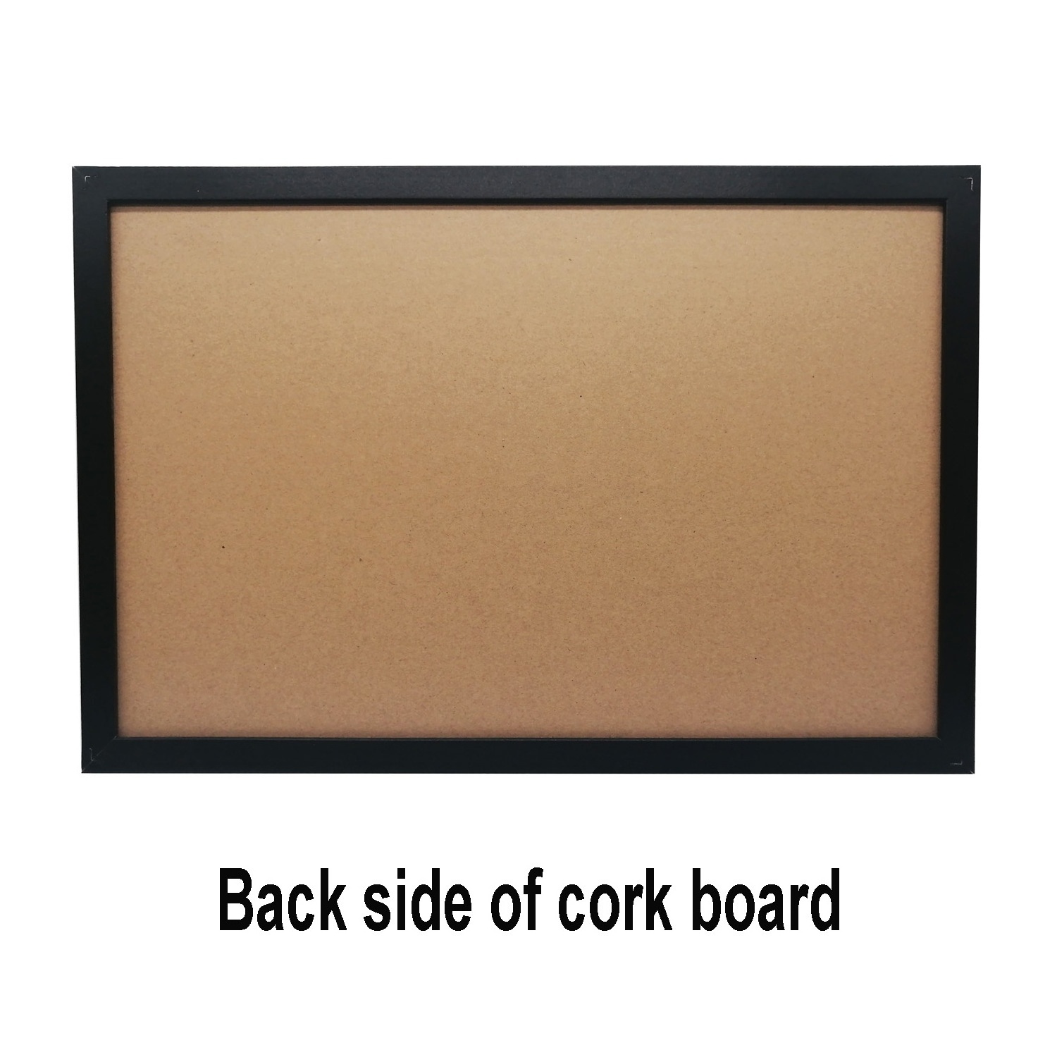 Standard sizes of 45x30cm message cork board decorative pin board bulletin board with MDF frame for office school home